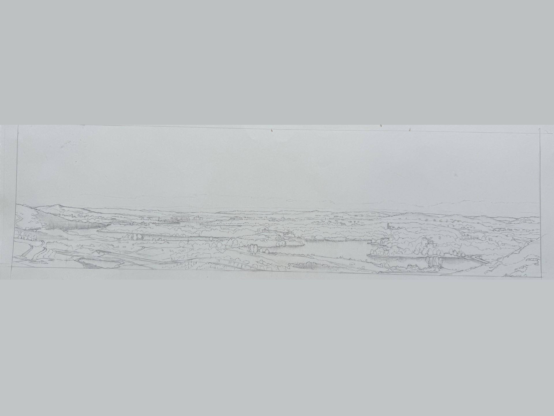 Landscape shot of Canberra, ACT drawn from the Canberra Arboretum